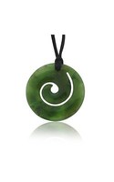 Greenstone koru pendant from Walker and Hall Jeweller - Walker & Hall