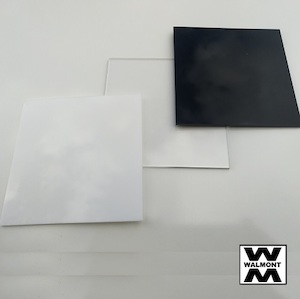 Acrylic Sheet 122cm x 60cm - Black, White, Clear - Walmont