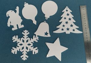 Paintable & Washable Christmas Decorations - Walmont