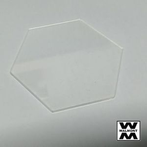 Acrylic Hexagon - flat shape (10 pieces) - Walmont