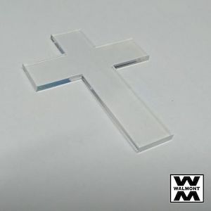 Acrylic Cross - flat shape (10 pieces) - Walmont