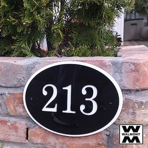 House Number Plate - Walmont