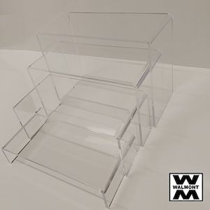 Clear Acrylic Risers for Product Display - Walmont