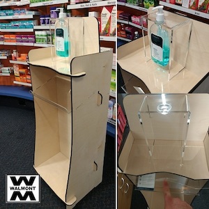 Product design: Hand Sanitizer Holder Stand - Walmont