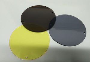 Colored Perspex Discs with Holes - Walmont