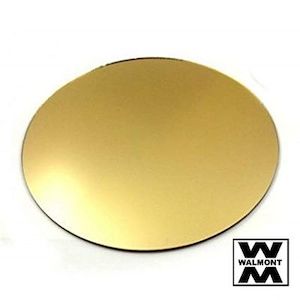 Acrylic disc - Gold Mirror for signs - Walmont