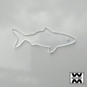 Acrylic Fish - flat shapes (10 pieces) - Walmont