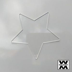 Product design: Acrylic Stars (set of 10) - Walmont