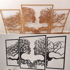 Product design: Wall Art, Wooden Tree of Life - Walmont