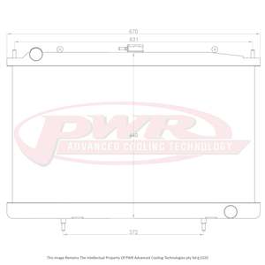 42mm Radiator (Nissan Silvia 200SX S14/S15 SR20/DET 93-02)