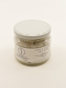 Lemon & Lavender Salt Scrub wanakalavenderfarm