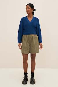 Kowtow Composure Cardigan - Primary Blue