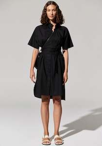 Pol Toya Shirt Dress - Black