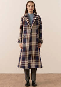 Clothing: Pol Holland Check Trench - Holland Check