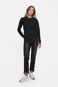 Saint Tropez Mila Pullover - Black