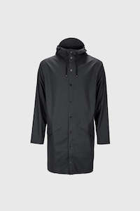 Rains Long Jacket - Black