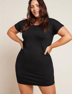 Boody Goodnight Night Dress - Black