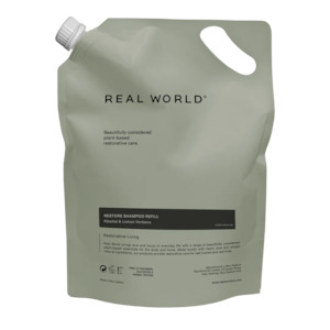 Clothing: Real World Restore Shampoo Refill - Kōwhai and Lemon Verbena