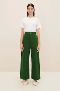 Kowtow Sailor Jeans - Green Denim