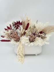 Scarlet Protea Vase