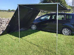 2x3m  Car Side Awning Shade canopy Waterproof Outdoor Tent Cover with sidewall