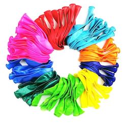 Automotive component: 100 Pack  Party Balloons 10 Inch Strong Latex,Multicolor Balloons