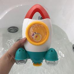 Automotive component: Bath toys play in summer in Bathroom Water Playing Toy Rocket Fountain Water Spraying Rotary Spraying Beach Toy new year gift