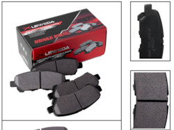 Automotive component: Front- Rear Ceramic Brake Pads For 2010-2012 Lexus HS250h 2006-2018 Toyota RAV4