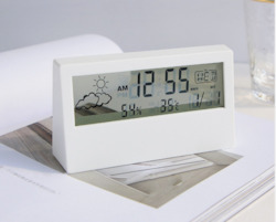 Automotive component: Weather Display Thermohygrometer Clock for Temperature and Humidity Control