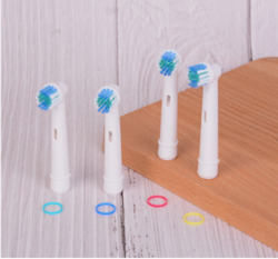 Automotive component: 4pcs Electric Toothbrush Heads Replacement for Oral B SB-17A Soft Brush