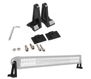 Automotive component: Light Bar Side Bracket Side Mounting Kit LED Work Light Bar (Pair, Black)