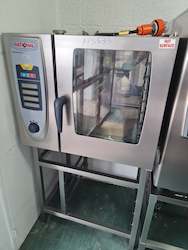 RATIONAL SCC Electric 6 Tray Self Cleaning Combi Oven With Stand And Warranty