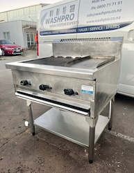 Waldorf Commercial Gas Griddle With Hot Plate on Stand with Undershelf And Warranty