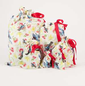 Bag or sack manufacturing - textile: Forest Song (Reusable Gift Bag Set)