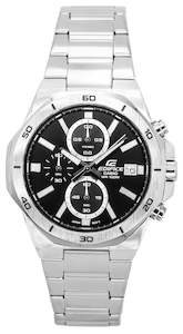 Casio Edifice Classic Standard Chronograph Analog Black Dial Quartz EFV-640D-1A …