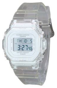 Watch: Casio Baby-G Digital Transparent Resin Strap Quartz BGD-565US-7 Women's Watch