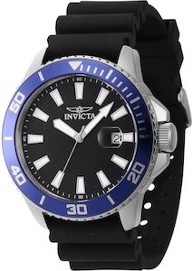 Watch: Invicta Pro Diver Silicone Strap Black Dial Quartz 46089 Men's Watch