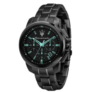 Maserati R8873644003 Aqua Edition Chronograph Mens Watch 45mm 5ATM