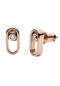 Skagen Rose Gold Stud Earrings