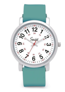 Speidel Original Scrub Watch - Medical Nurse Watch White Teal