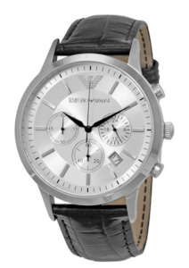 Watch: Emporio Armani Classic Chronograph Silver Dial AR2432 Men's Watch