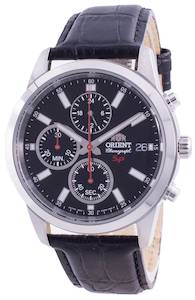 Orient Sporty Chronograph Black Dial Quartz FKU00004B0 Men's Watch