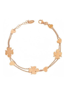 Amen Angels Rose Gold Double Bracelet