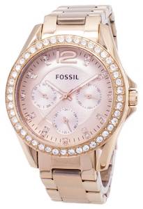 Fossil Riley Rose Gold ES2811 Women's Watch