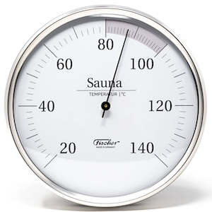 Watch: Steam Bath & Sauna Thermometer - 130mm