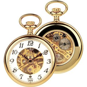 Watch: Gold Mechanical Pocket Watch for Men & Women – Classic Unisex Style