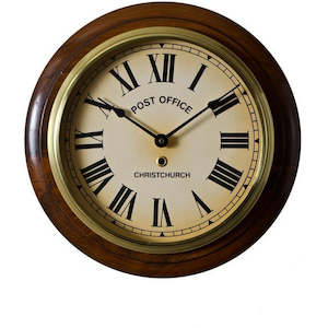 Watch: Handcrafted Post Office Clock (Medium size) – NZ Made with Timeless Style