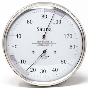 Sauna - Thermometer & Hygrometer 130mm