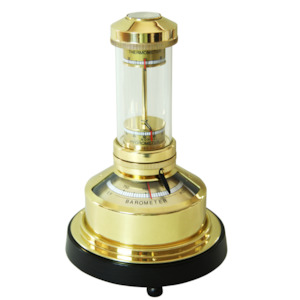 Yesteryear Limited Edition Brass Weather Pillar – Exclusive Weather Instrument