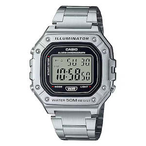 Casio Men's Watch Stainless Strap W-218HD-1AV